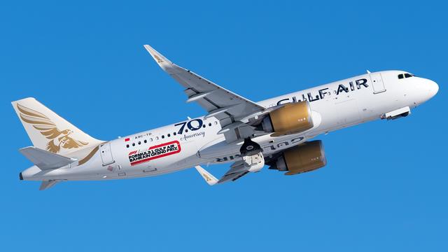 A9C-TD:Airbus A320:Gulf Air